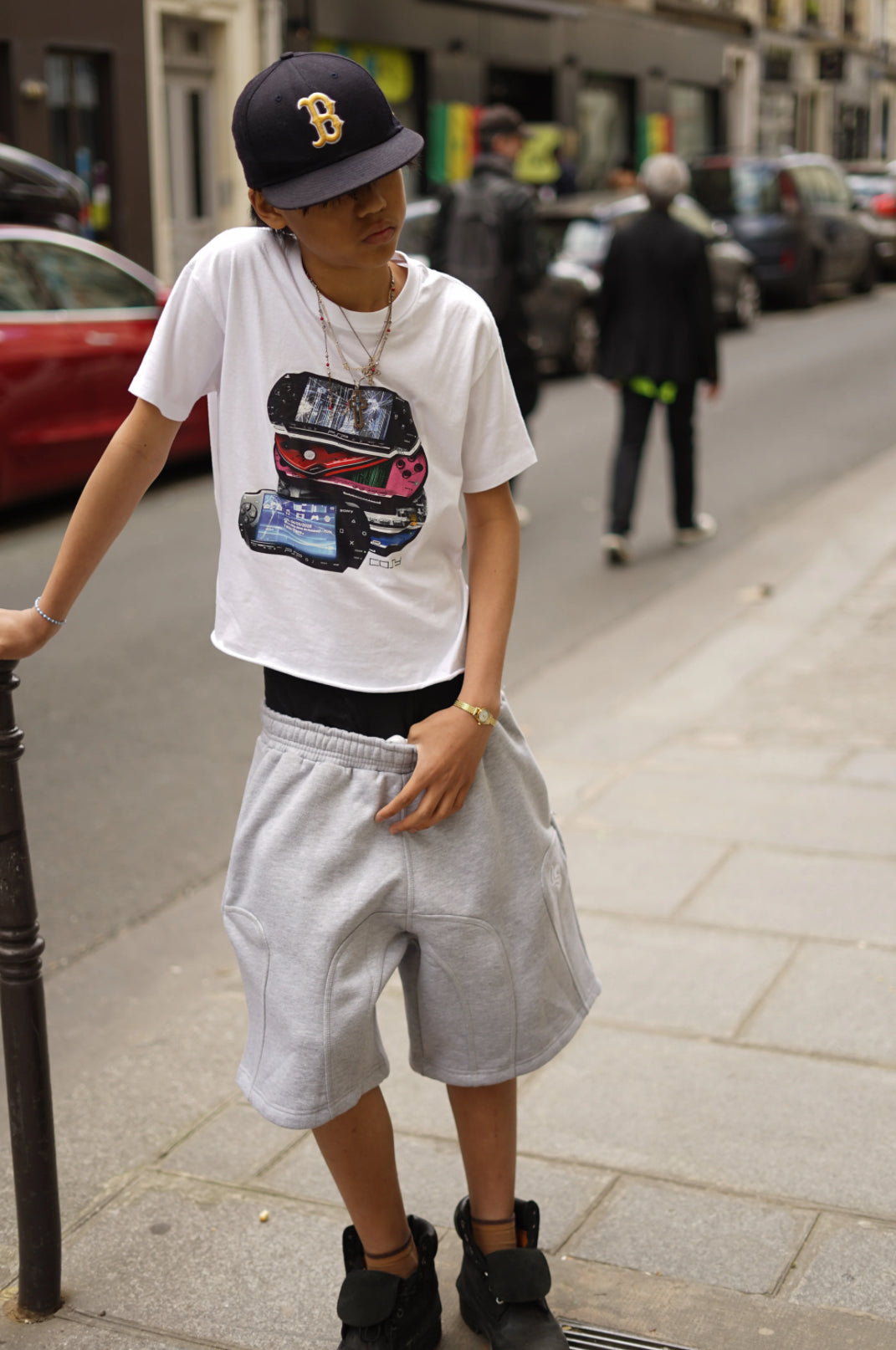SHORT ASCENZ GRIS