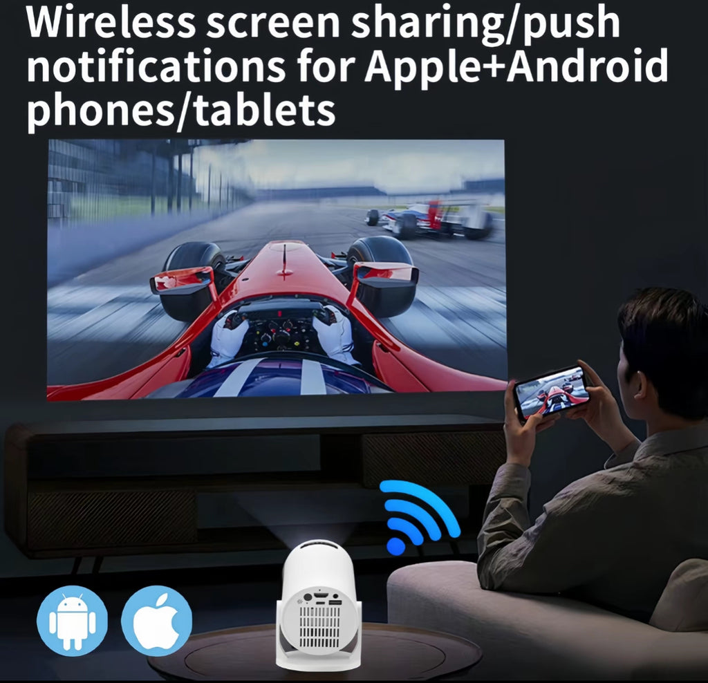 Magic cube, pro projecteur, portable, intelligent 4K, avec 180° rotation wi-fi 6 et BS 5.0