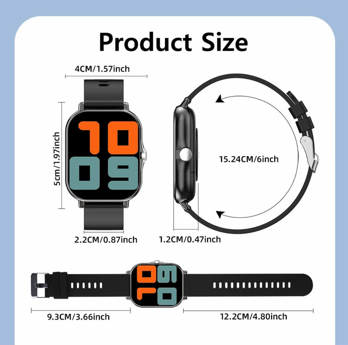 Montre intelligente multifonctions SIMSONLAB