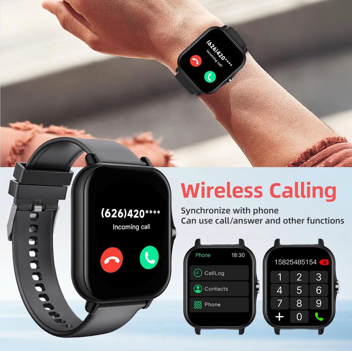 Montre intelligente multifonctions SIMSONLAB