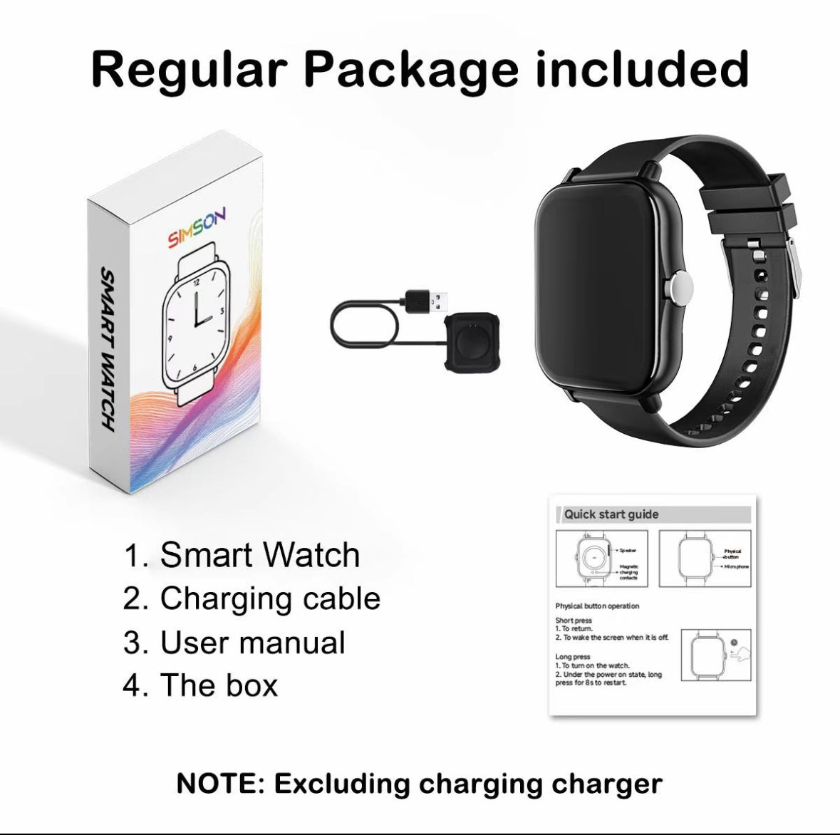 Montre intelligente multifonctions SIMSONLAB