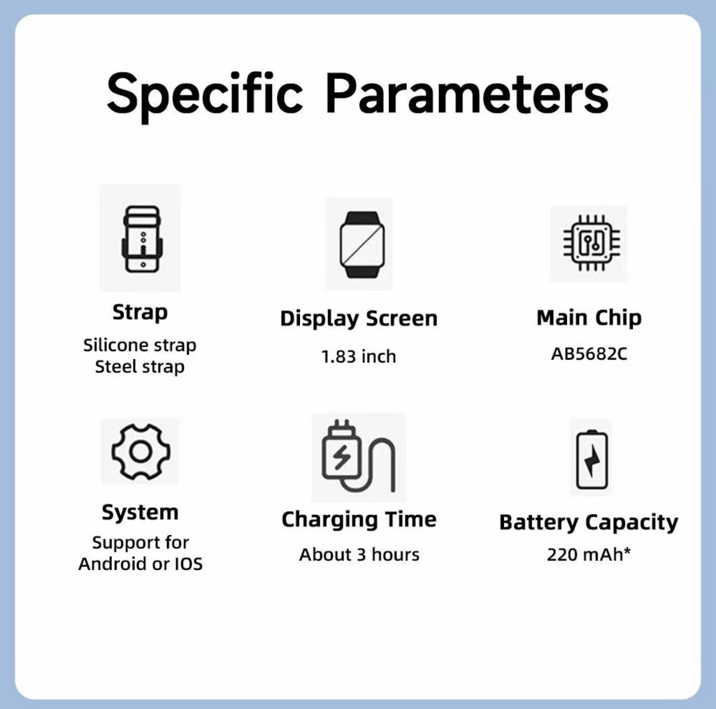 Montre intelligente multifonctions SIMSONLAB